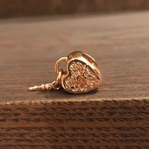 PANDORA | 💗🔐 “Love You Lock” Rose Gold Charm